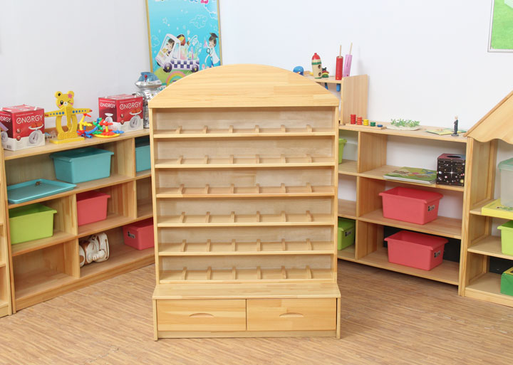 廠家直銷幼兒園口杯架，兒童實木口杯架