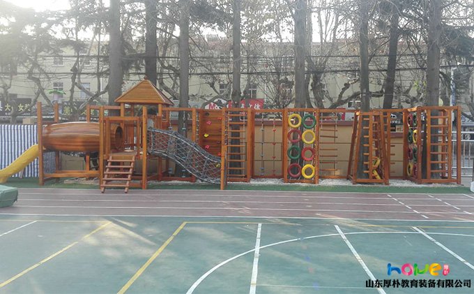 山東厚樸黃島幼兒園戶外案例