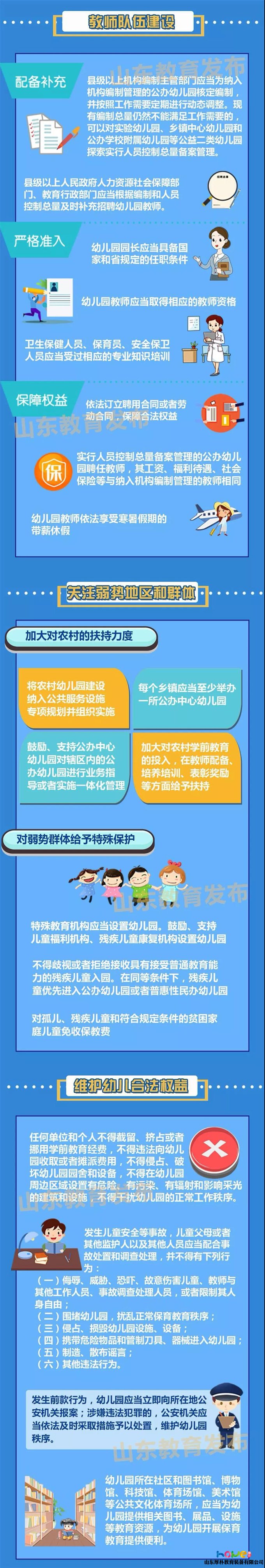 一圖讀懂！《山東省學(xué)前教育條例》2020年1月1日起施行