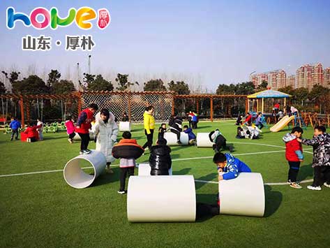幼兒園戶外安吉游戲材料滾筒的存儲(chǔ)保養(yǎng)